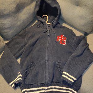 Ralph Lauren Polo Jeans Zip up Hooded Sweater Large